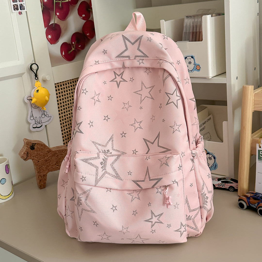Casual Star-Embellished Backpack Kalsten 1791205374