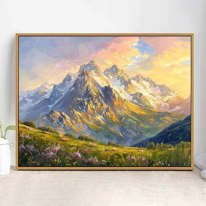 Majestic Mountain Landscape Art Print Kalsten