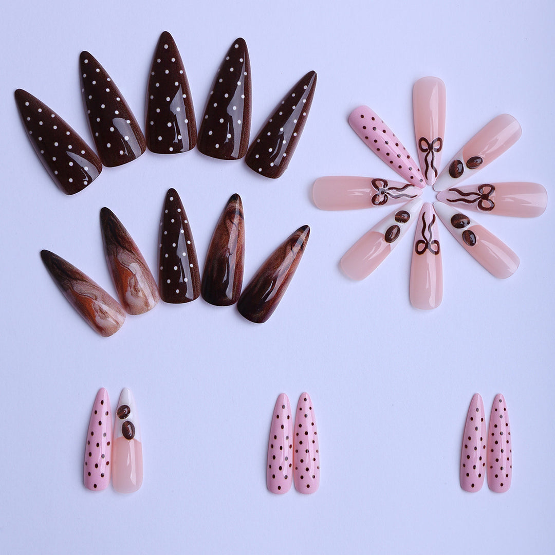 Elegant Artistic Press-On Nail Tips Collection Kalsten