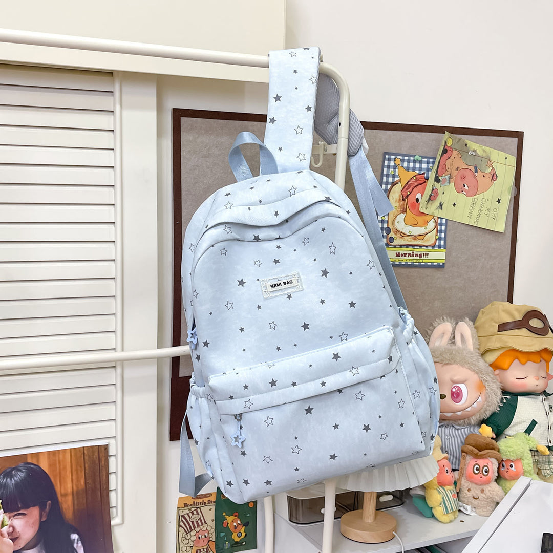 Star-Patterned Casual Backpack Kalsten