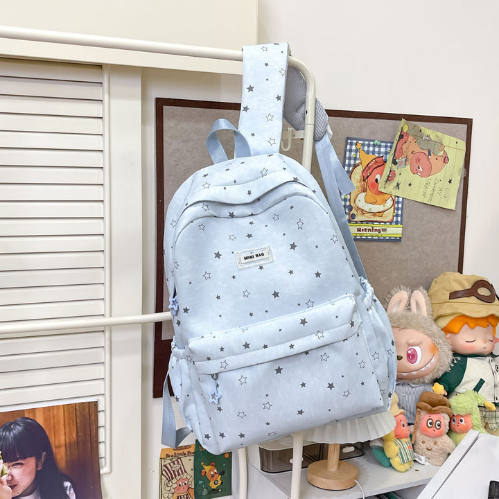 Star-Patterned Casual Backpack Kalsten