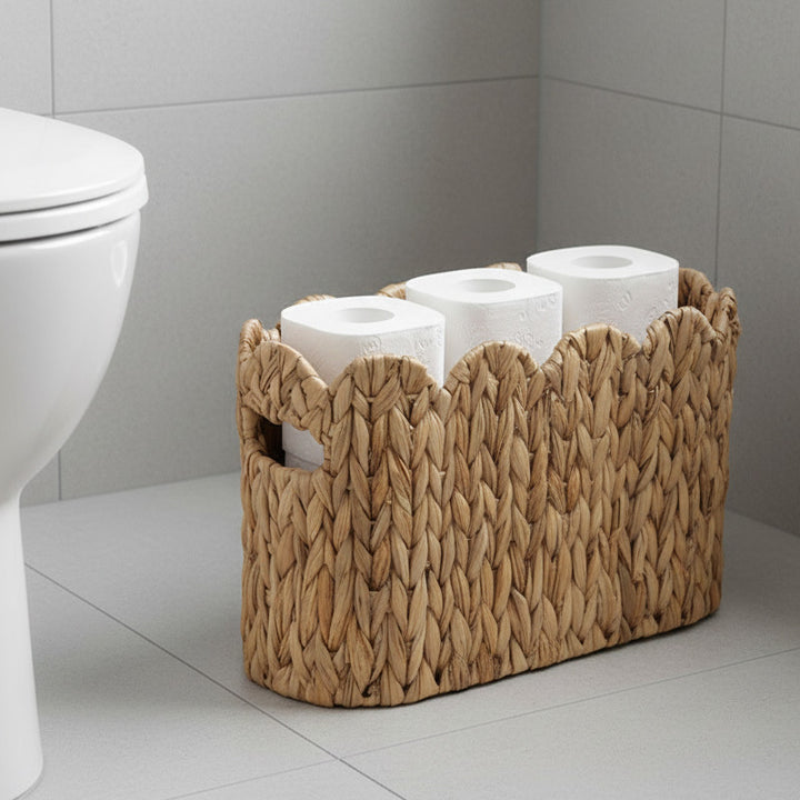 Handwoven Natural Fiber Storage Organizer Kalsten