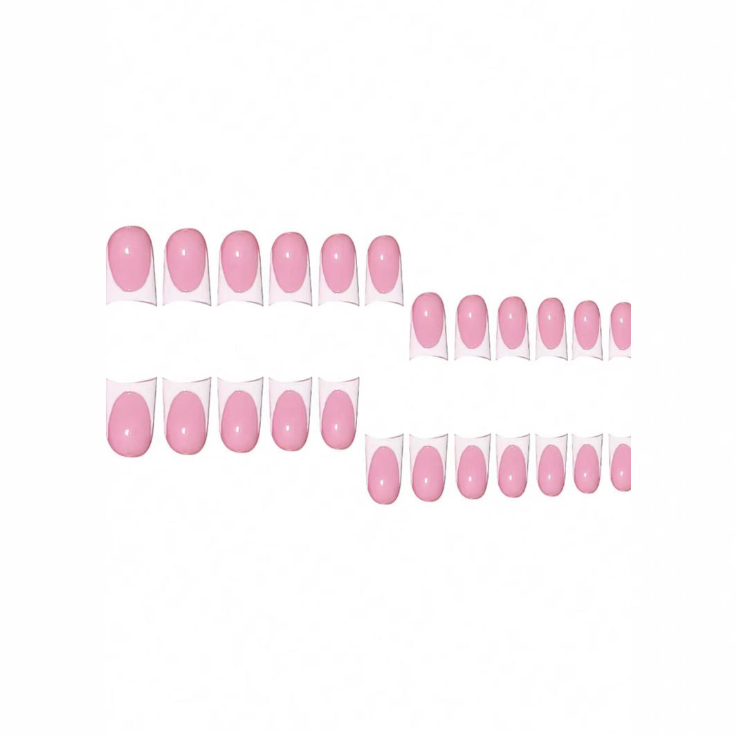 Stylish French Tip Press-On Nails Kalsten