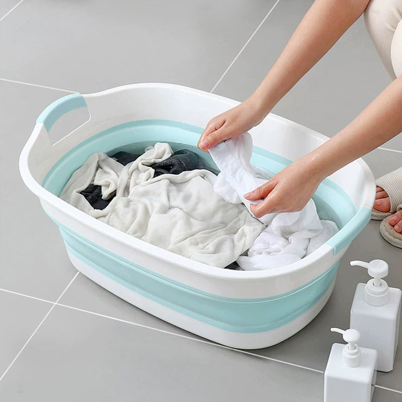 Collapsible Multifunctional Washing Tub made of shatterproof Plastic