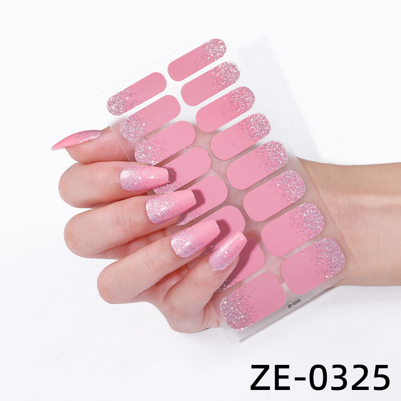 Premium Sparkling Glitter Nail Wraps