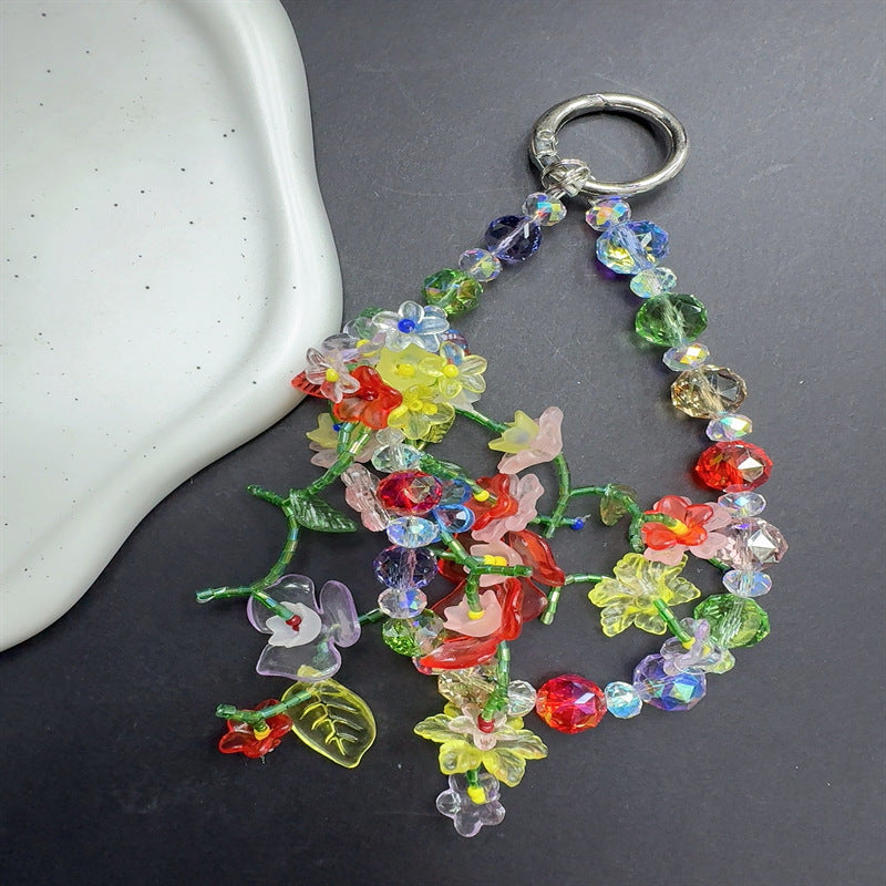 Artistic Floral Charm Keychain Kalsten