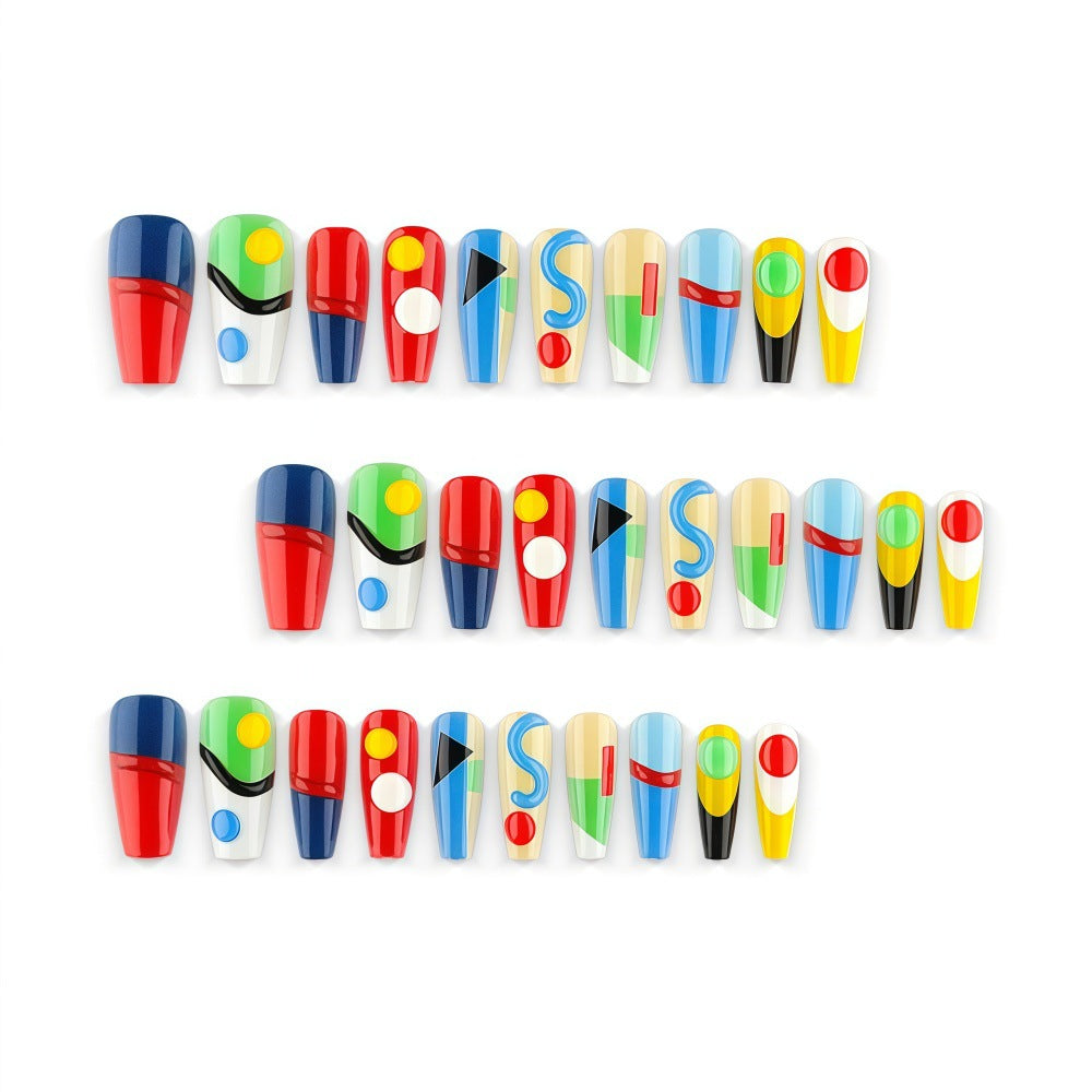 Creative Art Nails in Modern Geometric Style Kalsten