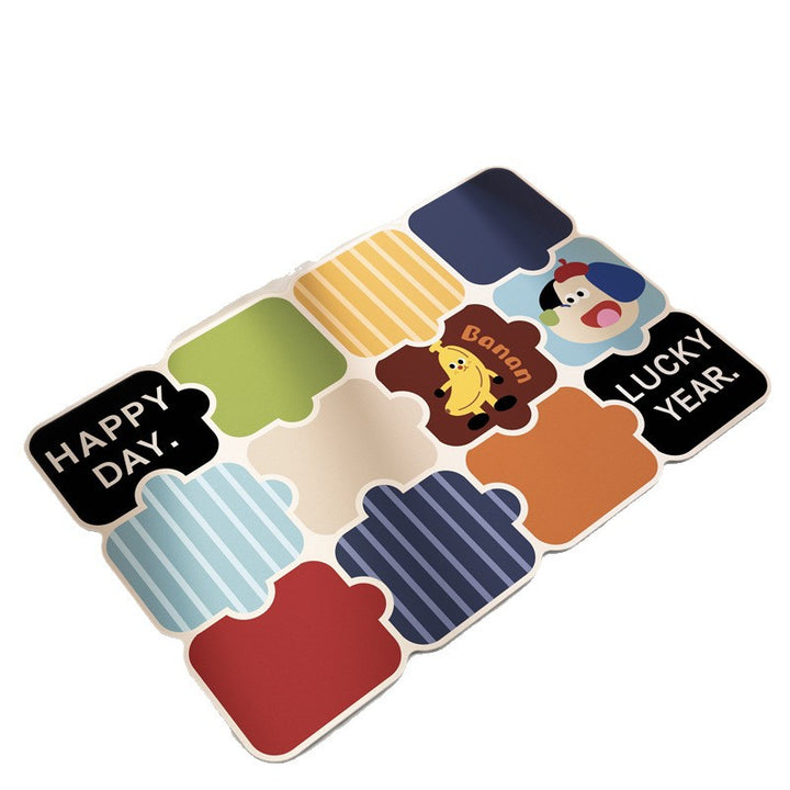 Decorative Abstract Design Area Mat Kalsten