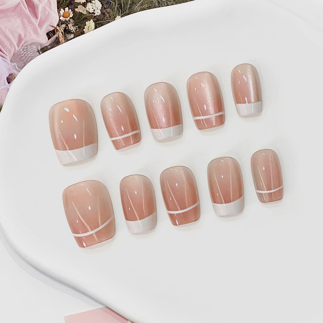 Artistic French Nail Tips Kalsten
