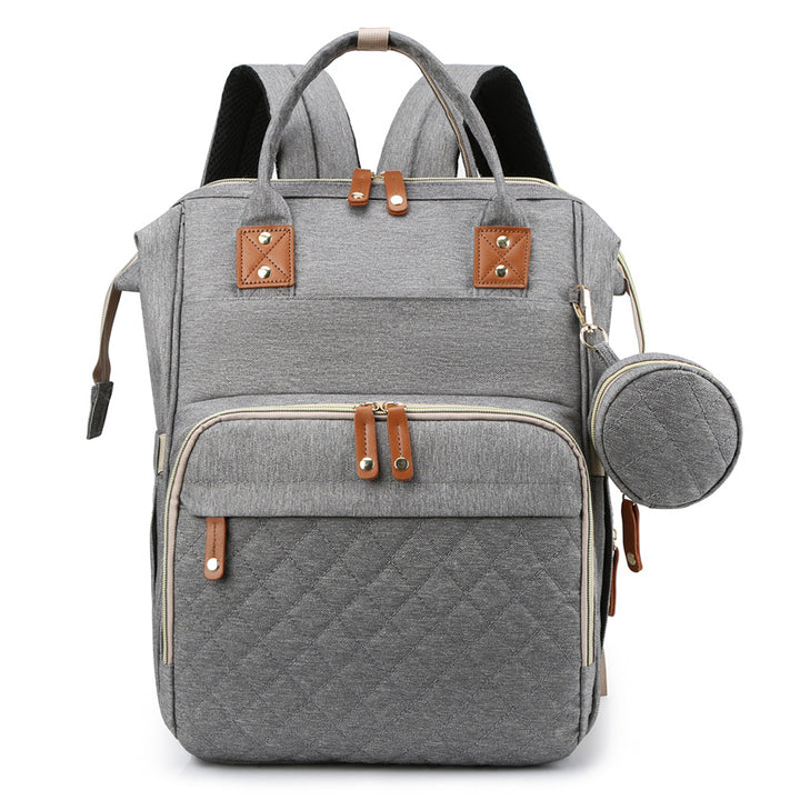 Multi-Functional Quilted Diaper Backpack Kalsten