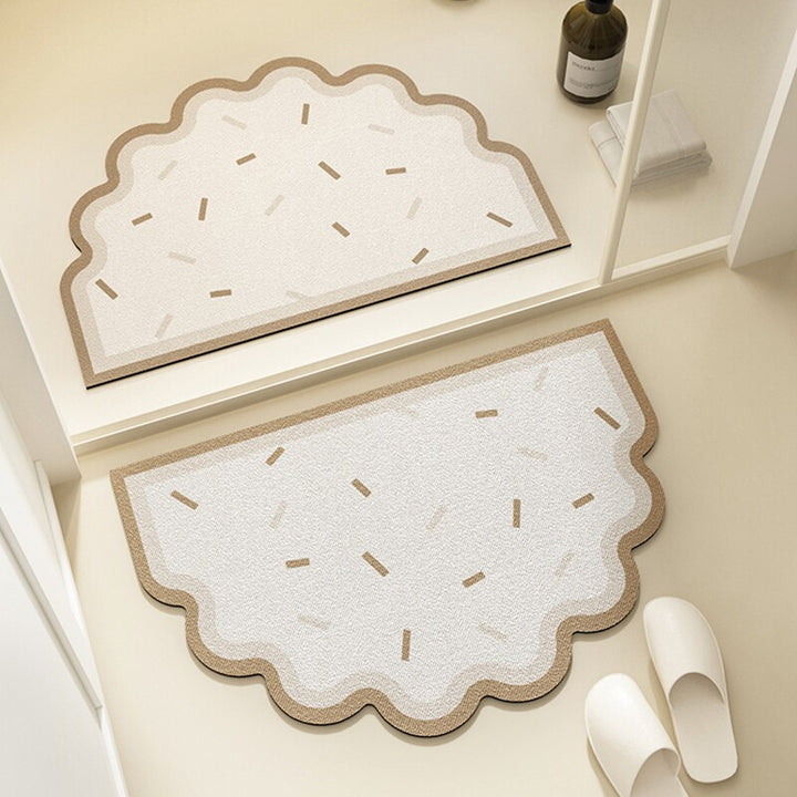Floral Pattern Bath Mat Kalsten