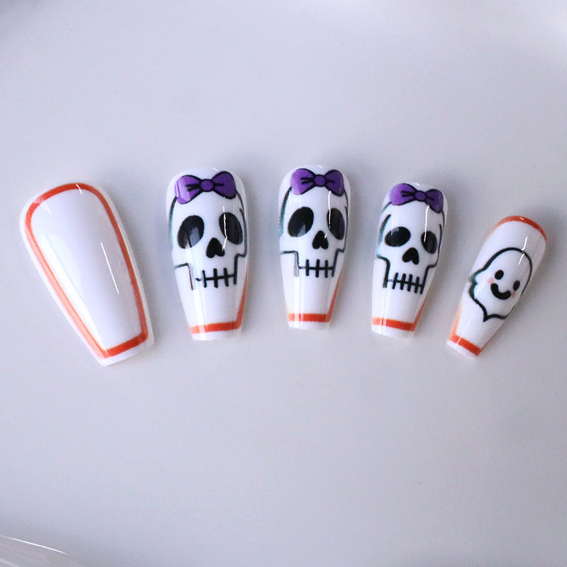 Artistic Halloween-Themed Nail Art Extensions Kalsten