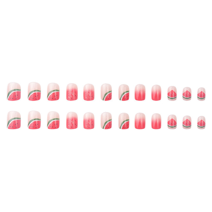 Creative Watermelon-Themed Press-On Nails Kalsten