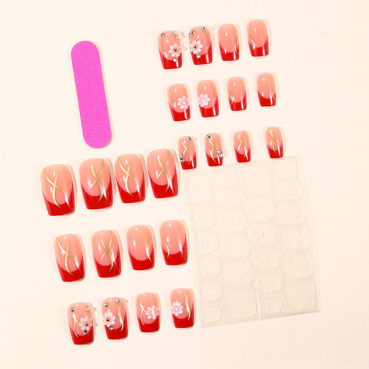 Decorative Floral Nail Art Extensions Kalsten 1789713556