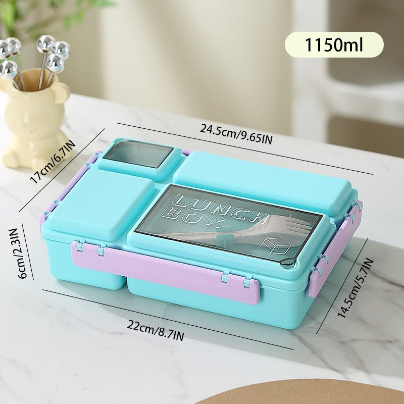 Multi-Compartment Meal Prep Lunch Box with Airtight Seal