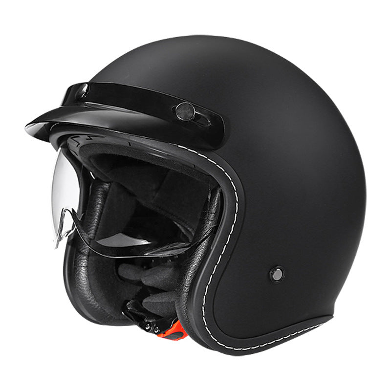 WoVintage Open-Face Motorcycle Helmet Kalsten