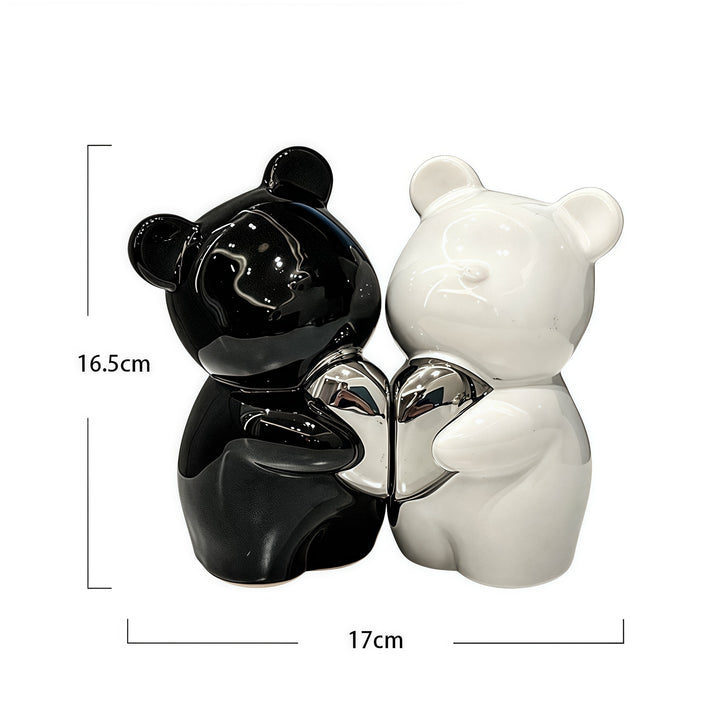 Cute Bear Figurine for Home Decor Display