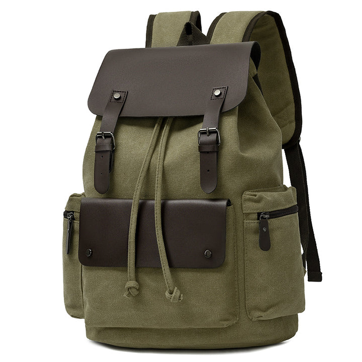 Canvas Drawstring Closure Backpack