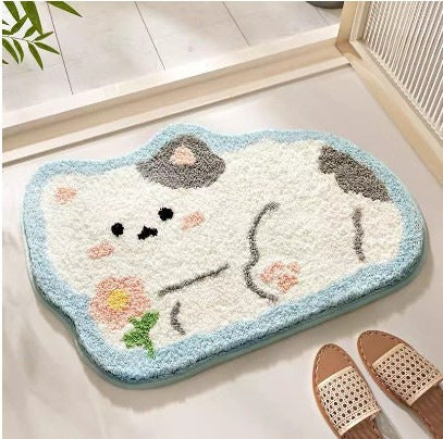 Camouflage Pattern Bath Mat