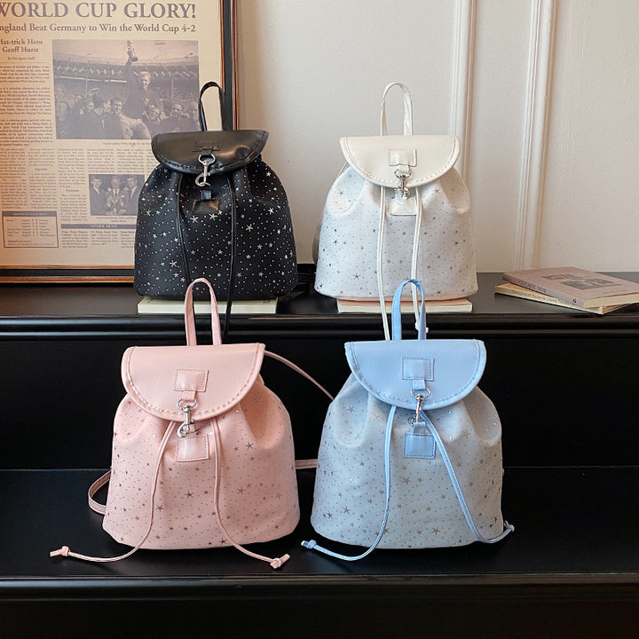 WoStar-Patterned Drawstring Backpack Kalsten