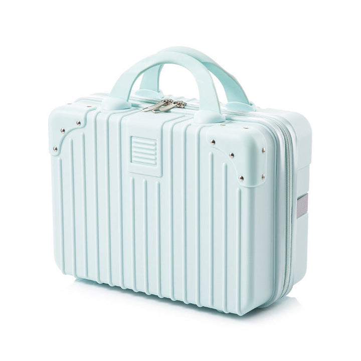 hard-shell cosmetic travel case with double top handles and reinforced corner protectors Kalsten