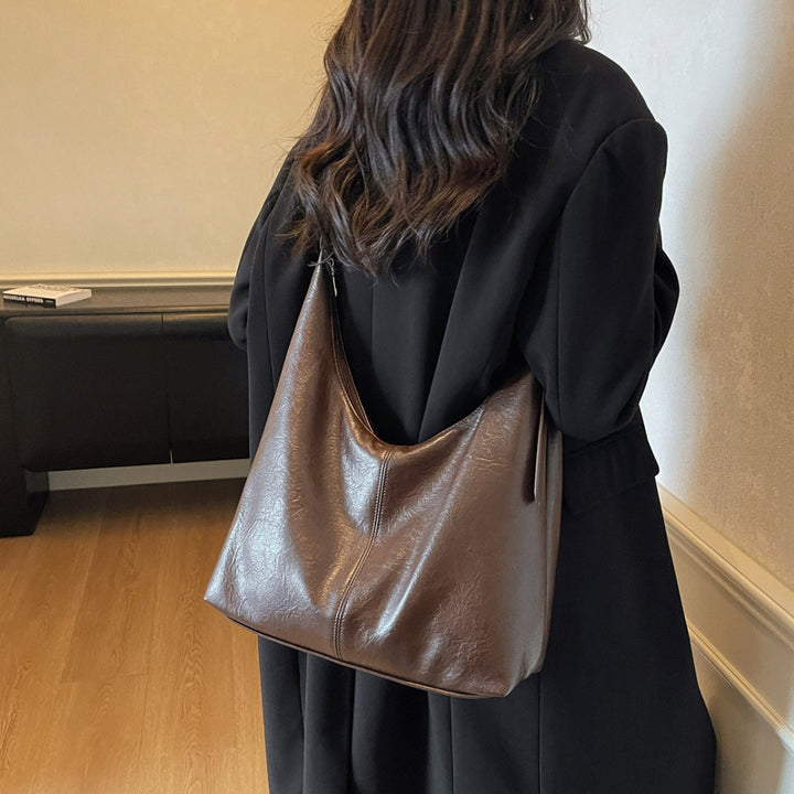 Premium Leather Slouchy Handbag Kalsten
