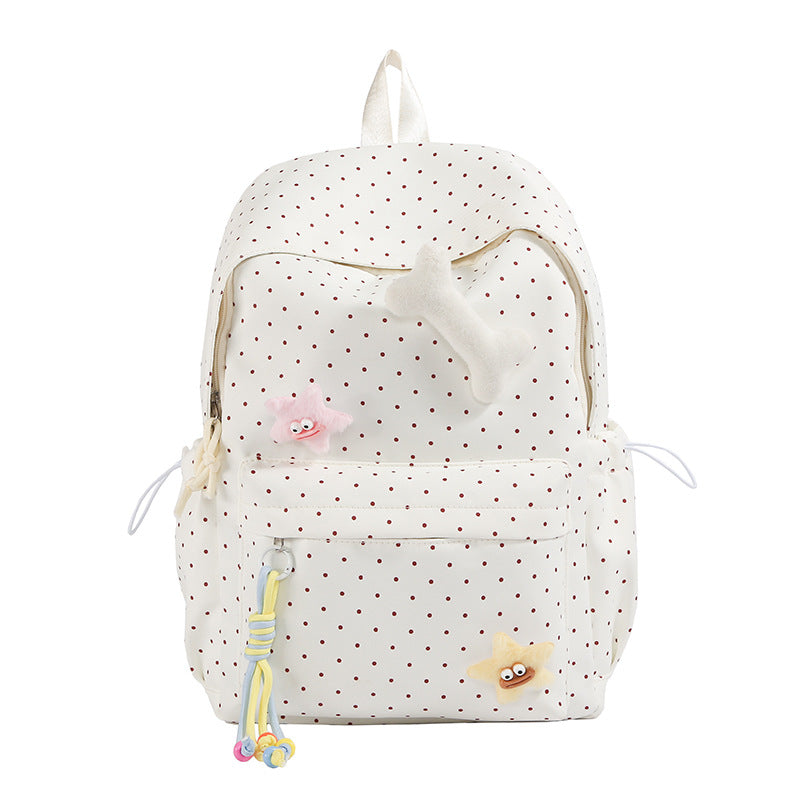 Cute Polka Dot Graphic Backpack Kalsten