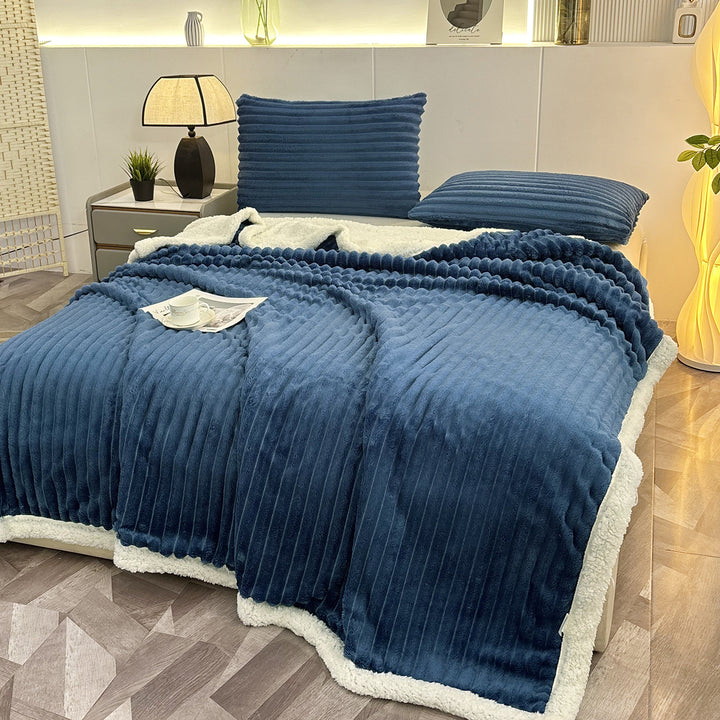 Luxurious Textured Throw Blanket