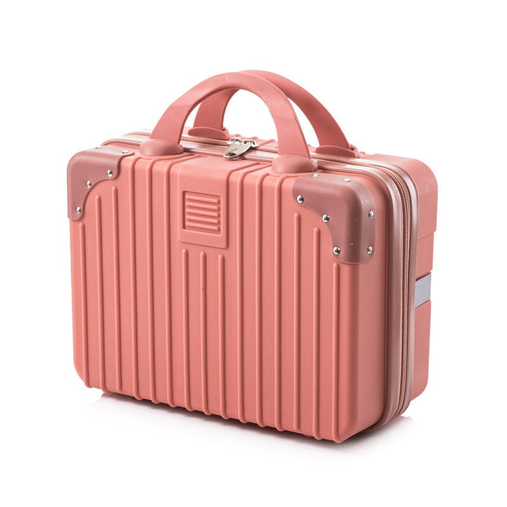 hard-shell cosmetic travel case with double top handles and reinforced corner protectors Kalsten