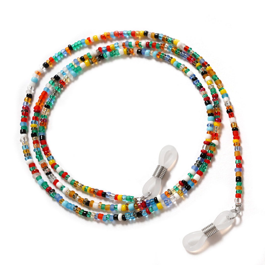 Multi-Colored Beaded Glasses Holder Chain kalsten