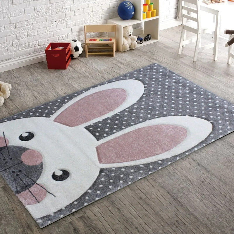 Whimsical Cat-Themed Area Rug