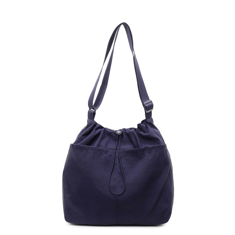 Drawstring Closure Utility Shoulder Bag