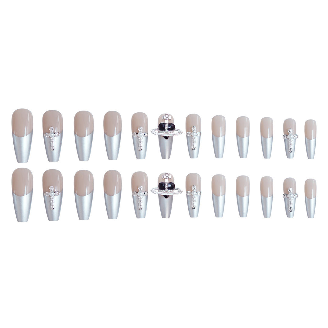 Elegant Designer Press-On Nail Set
