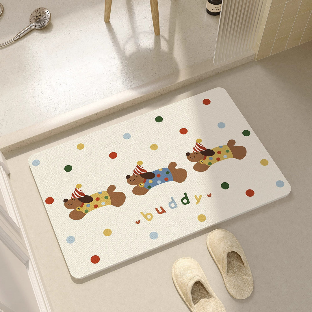 Cute Animal-Themed Bathroom Mat Kalsten