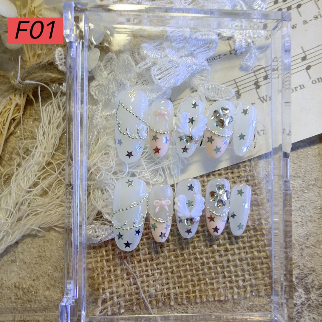 Decorative Press-On Nail Art Set 1790731572