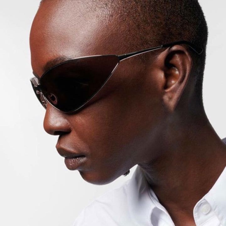 Women's Cat-Eye Sunglasses with Fashionable Metal Frame Kalsten