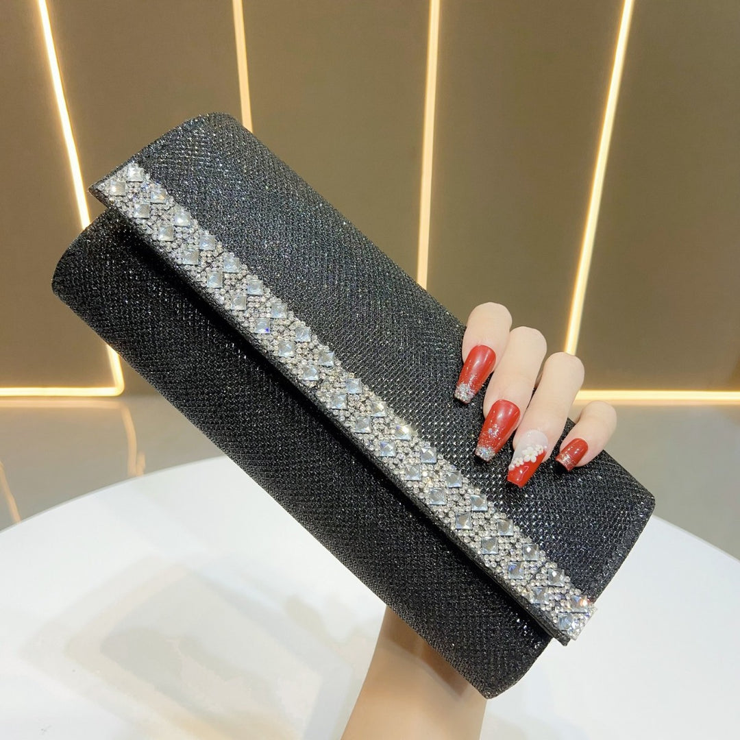Sparkling Rhinestone Evening Clutch