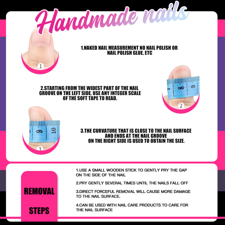 Artificial nail tips with floral accents Kalsten