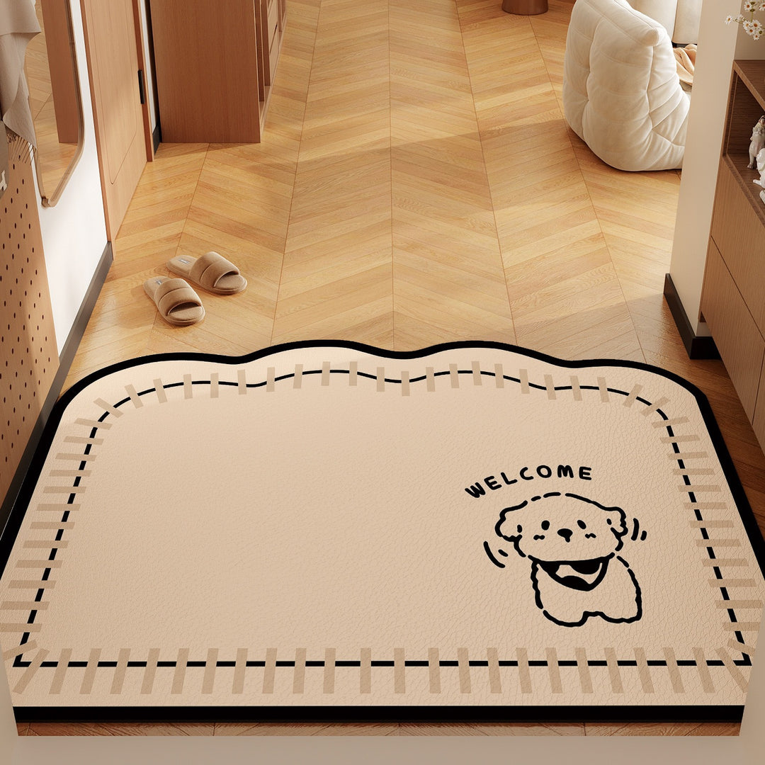 Playful Bunny-Themed Mat