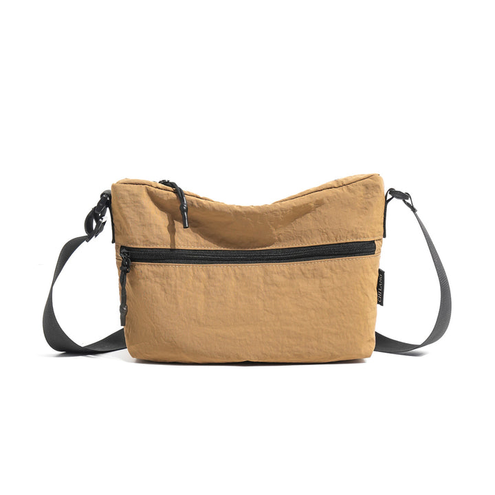 Compact Crossbody Bag with Multiple Zippered Pockets Kalsten
