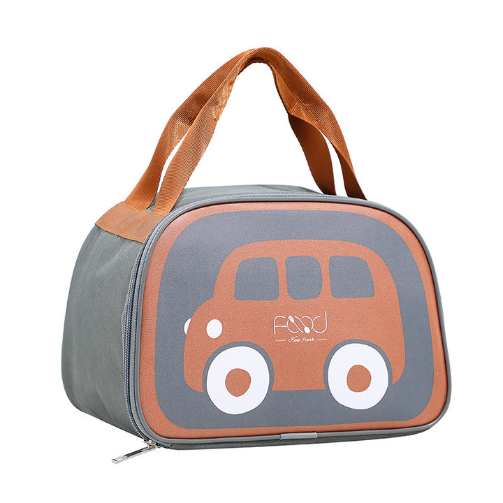 Playful Vehicle Themed Lunch Bag