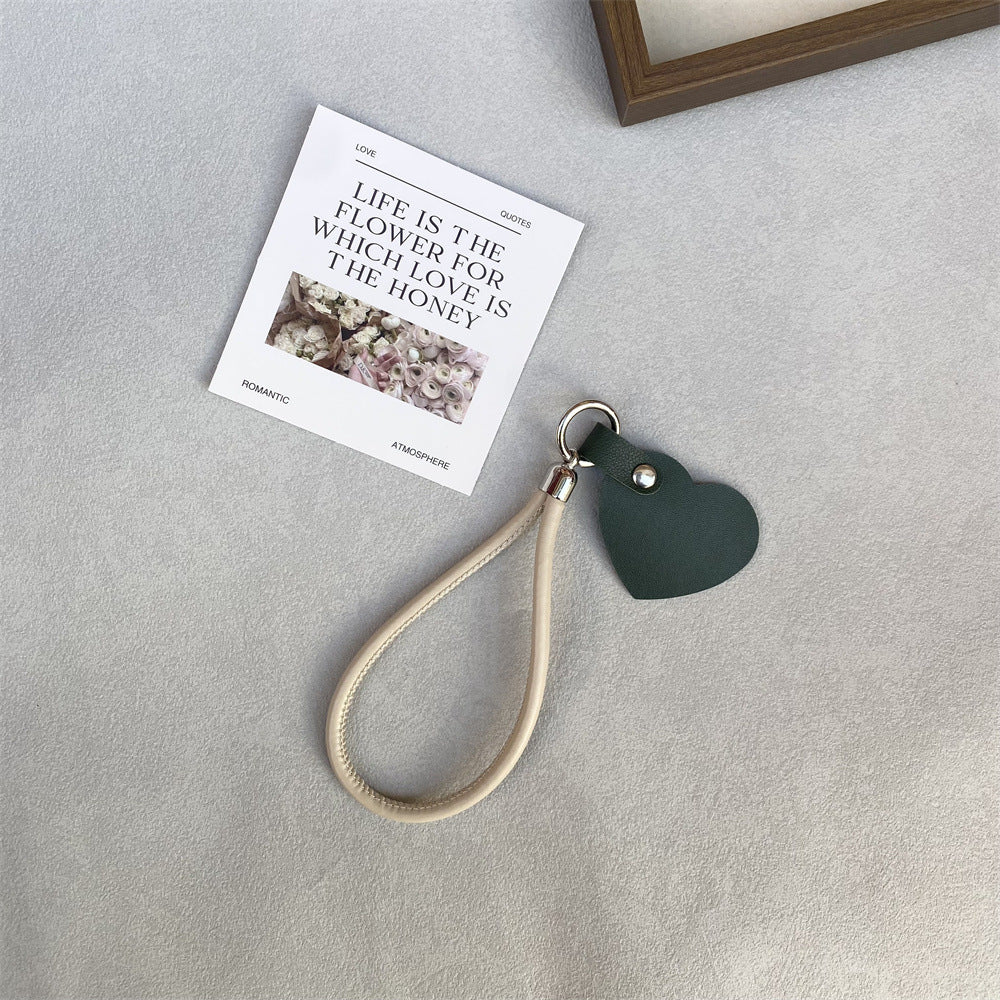 Leather Heart Keychain kalsten