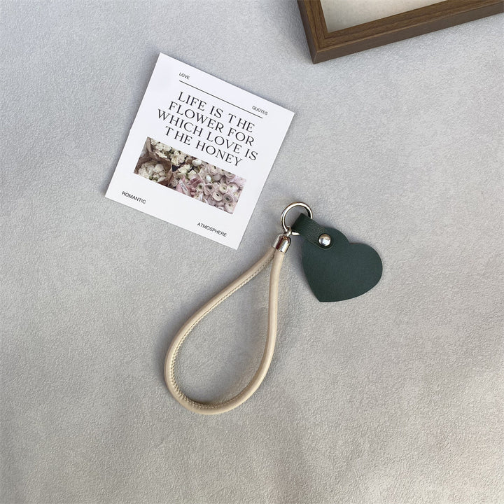 Leather Heart Keychain kalsten