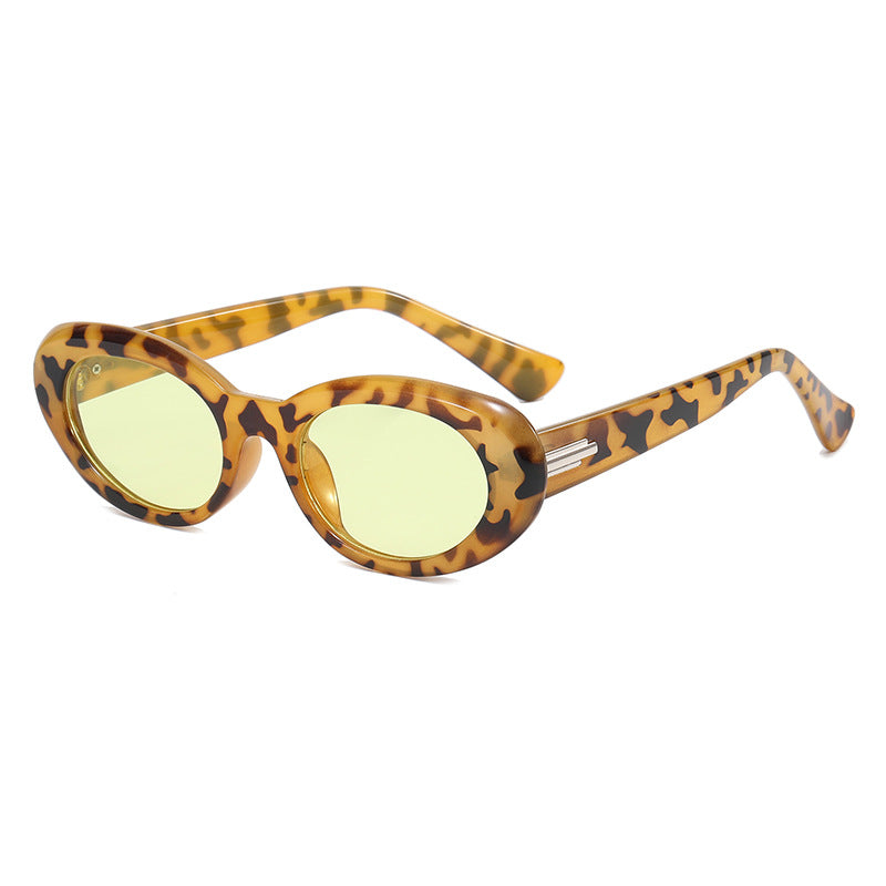Women's elegant oval-shaped sunglasses with high-quality lenses Kalsten