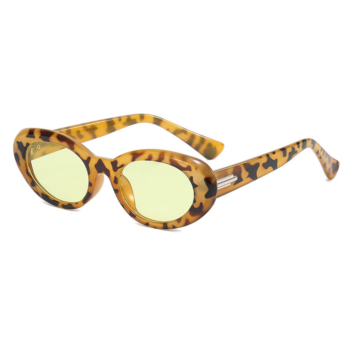 Women's elegant oval-shaped sunglasses with high-quality lenses Kalsten