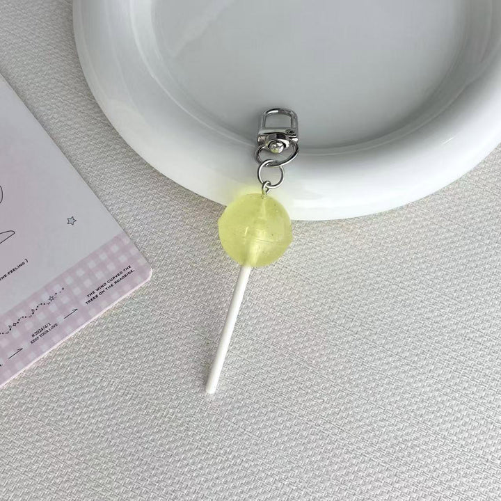 Lollipop-Inspired Charm Keychain Kalsten