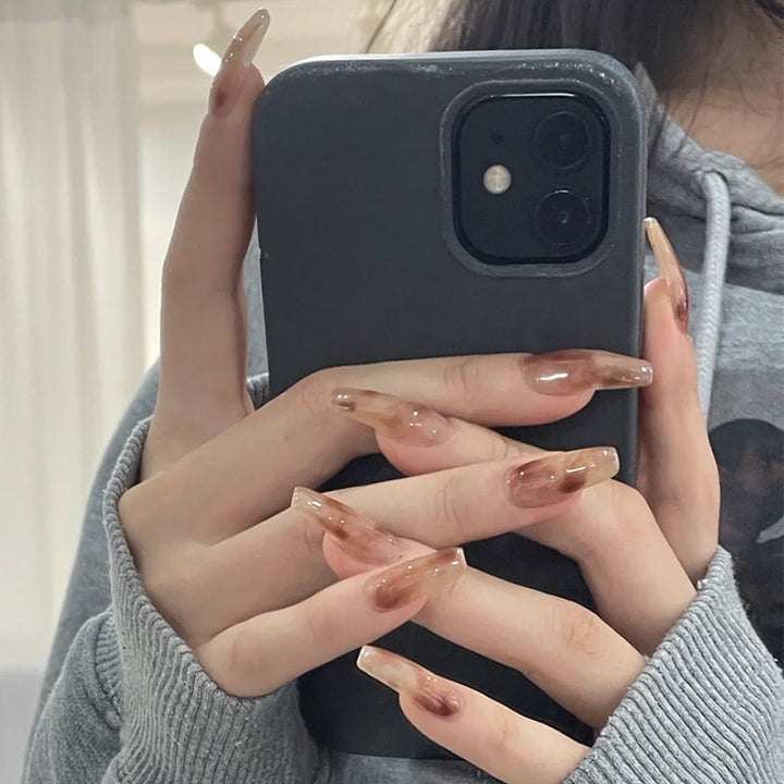 Ombre Acrylic Nail Extensions