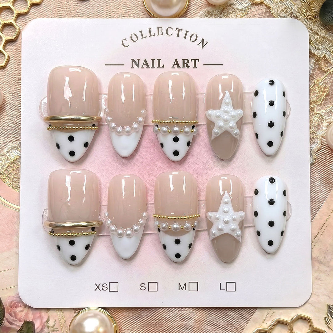 Premium Decorative Press-On Nail Set