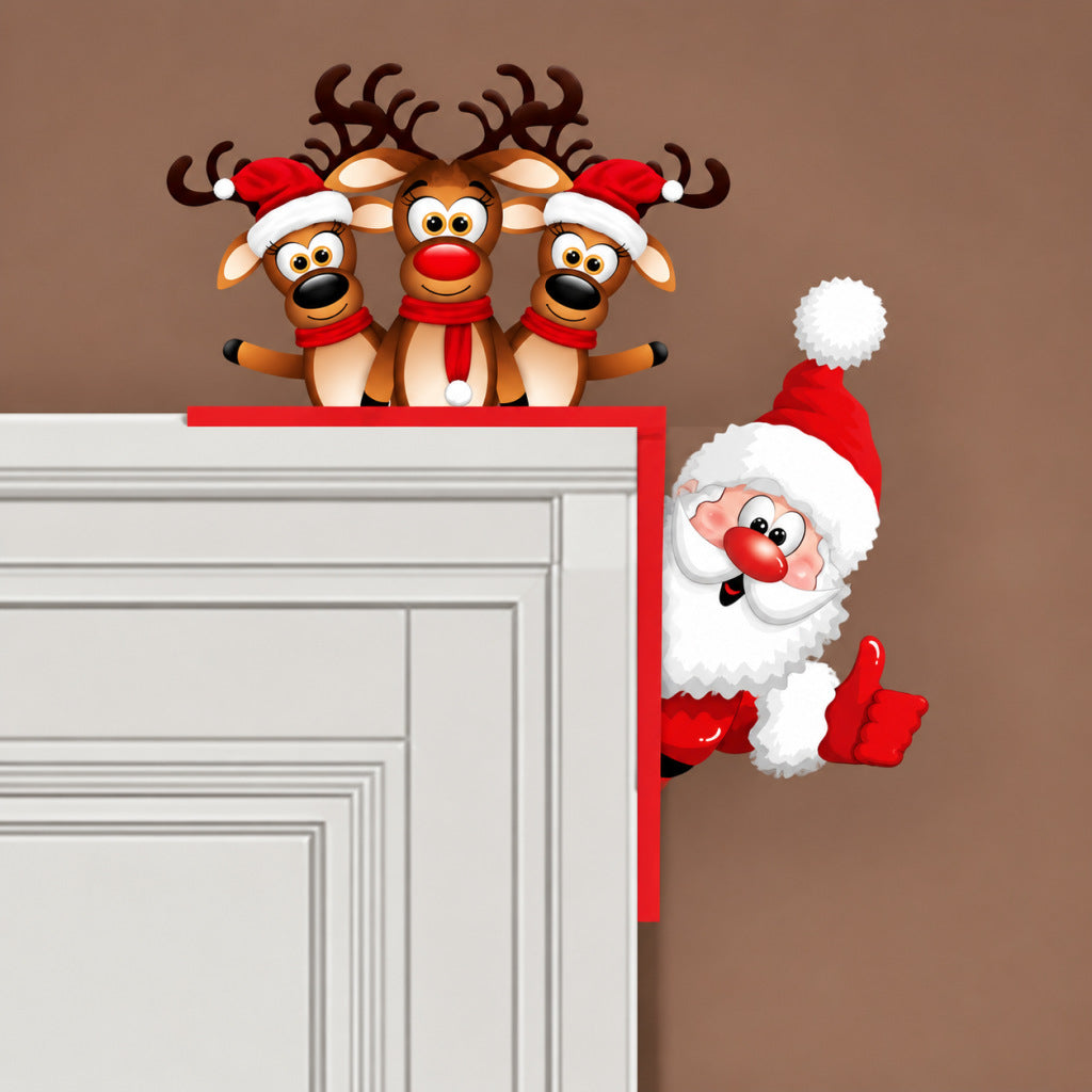 Festive Holiday Door Décor