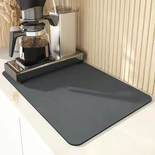 Coffee-Themed Kitchen Mat